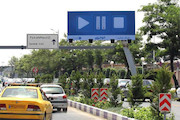 ترافیک ورودی فرودگاه مهرآباد