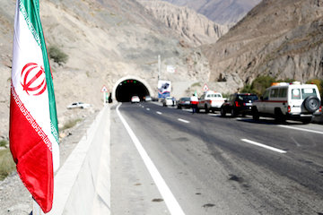 کنار گذر سقز- بوکان و بزرگراه سقز- صاحب افتتاح شد جاده هراز