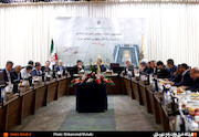 جلسه اعضای کمیسیون عمران مجلس شورای اسلامی و مدیرعامل شرکت راه آهن