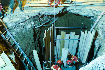 جزئیات حادثه مرگبار در عملیات کارگاهی مترو شهید محلاتی/ گزارش یک کشته و یک مجروح  فرونشست
