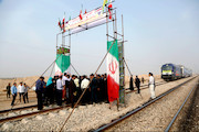 افتتاح راه‌آهن
