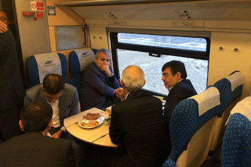 خط آهن قزوین - رشت ۷۵ درصد پیشرفت فیزیکی دارد بازدید