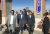 ادای احترام وزیر راه و شهرسازی به شهید شوریده و شهدای شهرستان گناباد
