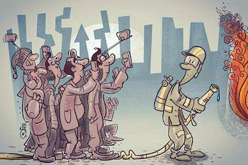 آموزش رفتار شهروندی در شرایط بحران و حوادث/ شهروند خبرنگاران آموزش ندیده در شرایط بحران به تهدید تبدیل میشوند پلاسکو