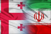 پرچم ایران و گرجستان