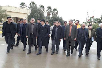 بازدید معاونان وزیر راه و شهرسازی از زیرساختهای قصرشیرین بازدید