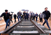 بازدید وزیر راه و شهرسازی از پروژه های ریلی در سفر به کرمانشاه