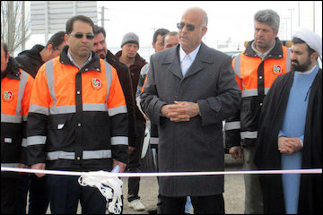 افتتاح دوپروژه راهداری در شهرستان سلطانیه  افتتاح