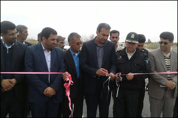 افتتاح ۱۰ کیلومتر راه روستایی در عنبرآباد کرمان جنوبی افتتاح