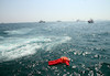 برگزاری نخستین مانور جست‌وجو و نجات دریایی در آب‌های کیش