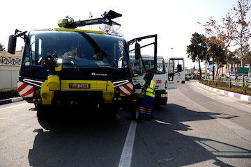 ۲۵ و ۳۵ درصد دو خودروی آتش نشانی تولید داخل است/تحویل دو خودروی آتش نشانی دیگر تا پایان سال آتش نشانی