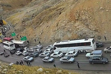 جدول وضعیت ترافیک لحظهای راههای اصلی و فرعی استان البرز-۳ جاده ترافیک