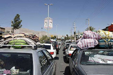 افزایش ۲.۸ درصدی تردد در محورهای برونشهری جاده ترافیک