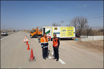 آماده باش ۱۱۱ راهدار در محورهای مواصلاتی سیستان و بلوچستان راهداری
