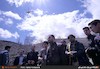 بازدید رئیس جمهوری و وزیر راه و شهرسازی از روستای چنار آذربایجانشرقی