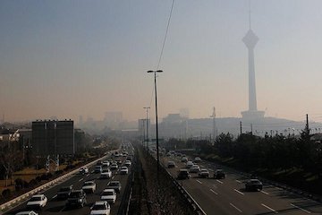 پایداری هوا در مشهد، اراک، اصفهان و تهران آلودگی هوا