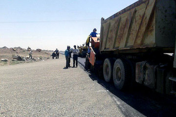 بهرهمندی ۲۸۷ خانوار روستاهای شهرستان جاجرم خراسان شمالی از راه روستایی مناسب  آسفالت