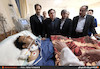 عیادت وزیر راه و شهرسازی از مجروحان حادثه تروریستی تهران در بیمارستان سینا
