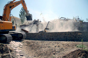 رفع تصرف بیش از ۵۲ هزار متر مربع از اراضی ملی جنوب کرمان رفع تصرف