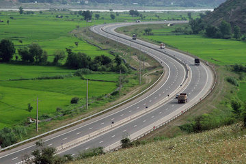 ترافیک روان در محور فیروزکوه و آزادراه قزوین-رشت آزادراه قزوین- رشت