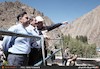 بازدید معاون اول رئیس‌جمهوری و وزیر راه و شهرسازی از پروژه آزادراه تهران - شمال