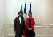 ملاقات وزیر راه و شهرسازي ايران با وزیر حمل و نقل فرانسه