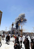 حریق در یک مجموعه اقامتی در حال ساخت در خیابان امام رضای شهر مشهد