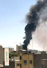 حریق در یک مجموعه اقامتی در حال ساخت در خیابان امام رضای شهر مشهد