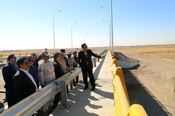 پل جدید پایانه مرزی سرخس آماده بهره برداری شد بازدید