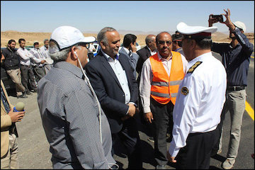 بازگشایی دو قطعه از باند دوم محور بیرجند- قاین به طول ۹ کیلومتر افتتاح
