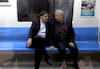 حضور وزیر راه و شهرسازی و معاونانش در یک پویش جهانی و سفر با مترو در روز جهانی بدون خودرو