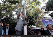 حضور وزیر راه و شهرسازی در هنرستان فنی قدس تهران