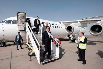 وزیر راه و شهرسازی در راس هیاتی وارد استان اصفهان شد/ استقبال استاندار و نمایندگان مجلس از آخوندی آخوندی سفر