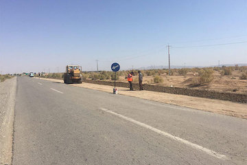 بهسازی و ارتقای ایمنی مسیرهای منتهی به چهار پایانه مرزی تردد زائران اربعین جاده
