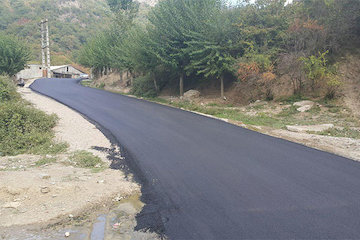 بهرهبرداری از آسفالت محور روستایی کردکوی– درازنو را ه روستایی