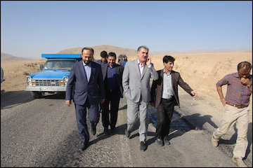 بازدید میدانی نماینده مردم شیروان از محورهای خراسان شمالی بازدید