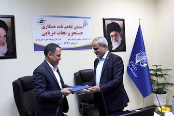 امضاء دو تفاهمنامه همکاری میان ادارات کل بنادر و دریانوردی و فرودگاههای استان بوشهر تفاهم نامه
