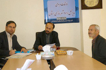 برگزاری ملاقات مردمی شهروندان با مدیرکل راه و شهرسازی خراسان شمالی  جلسه