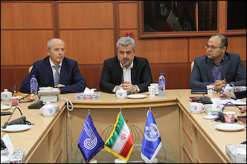 امضای قرارداد پروژه تقویت سامانههای هشدار و خدمات اقلیمی هواشناسی ایران با هواشناسی فرانسه مراسم