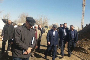 بازدید از بیمارستان ۱۵۳ تختخوابی تویسرکان/ بازدید از روند ساخت بیمارستان ۲۷۲ تختخوابی اکباتان همدان بازدید