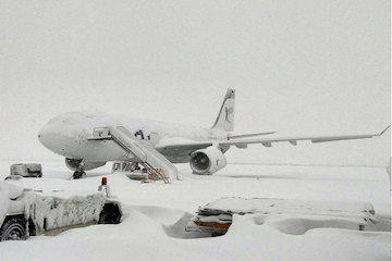 فرودگاه برف