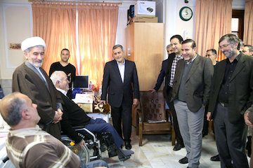 دیدار رئیس سازمان راهداری با جانبازان و ایثارگران به مناسبت دهه فجر بازدید