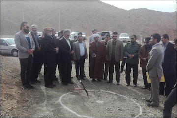 بهره برداری و آغاز عملیات اجرایی ۴ پروژه عمرانی درشهرستان نهبندان خراسان جنوبی کلنگ زنی