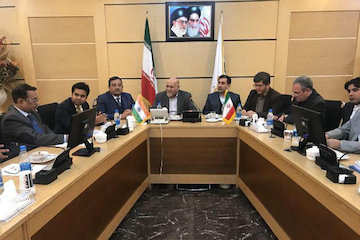 تشکیل کارگروه تنظیم توافقنامه همکاری راهآهن چابهار- زاهدان بین ایران و سرمایهگذار هندی  جلسه