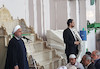 حضور رييس جمهوری و وزير راه و شهرسازی در اجتماع نمازگزاران مکه مسجد - حیدرآباد هند