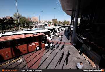 پیش فروش بلیت سفرهای نوروزی جادهای از ۱۰ اسفند ماه آغاز میشود تداوم شور و هیجان نوروزی در ترمینال جنوب