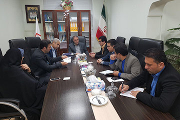 دیدار شهردار و اعضای شورای شهر سرخنکلاته با مدیرکل راه و شهرسازی استان گلستان جلسه