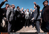 بازدید وزیر راه از پروژه محور خواجه - ورزقان / حضور آخوندی در مزار شهدای ورزقان