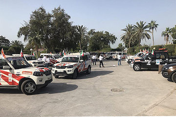 آغاز رالی اتومبیلرانی شمال - جنوب از بندرعباس رالی شمال جنوب