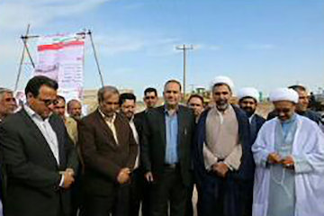 ۲ پروژه بزرگراهی در بم کلنگزنی شد کلنگ زنی